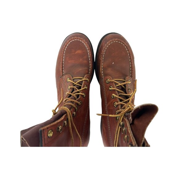 Field Stream Mason Vibram Leather Boots Size 10 B Brown Lace Up USA COMBAT main image 5